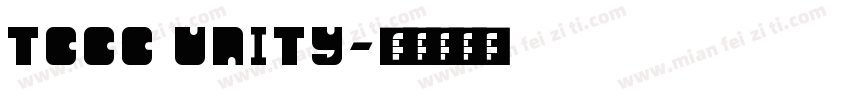 TCCC Unity字体转换
